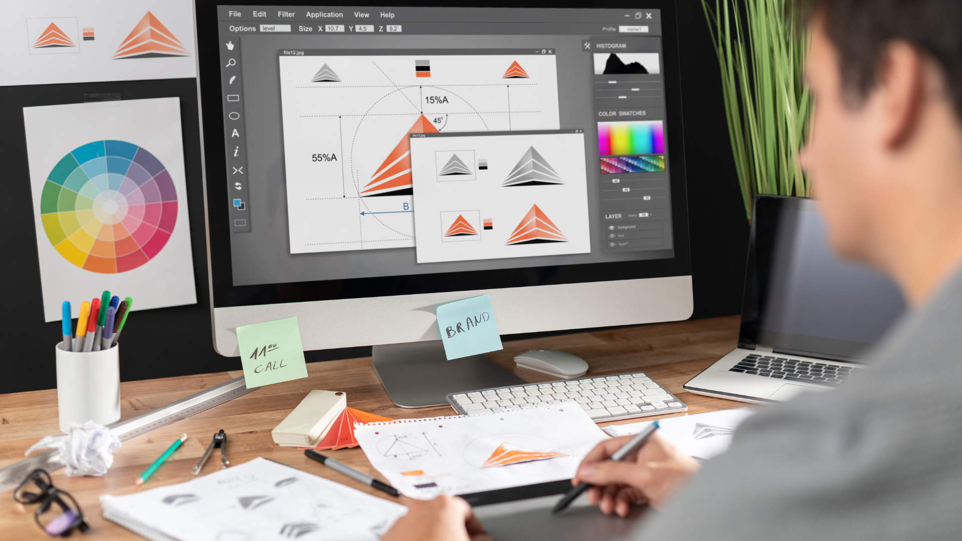 Designer working