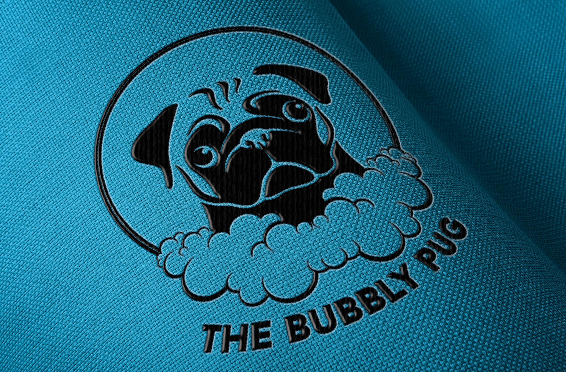 The Bubbly Pug Mockup