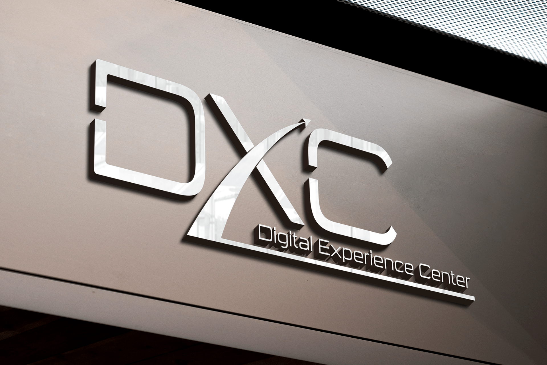 DXC Logo Mockup