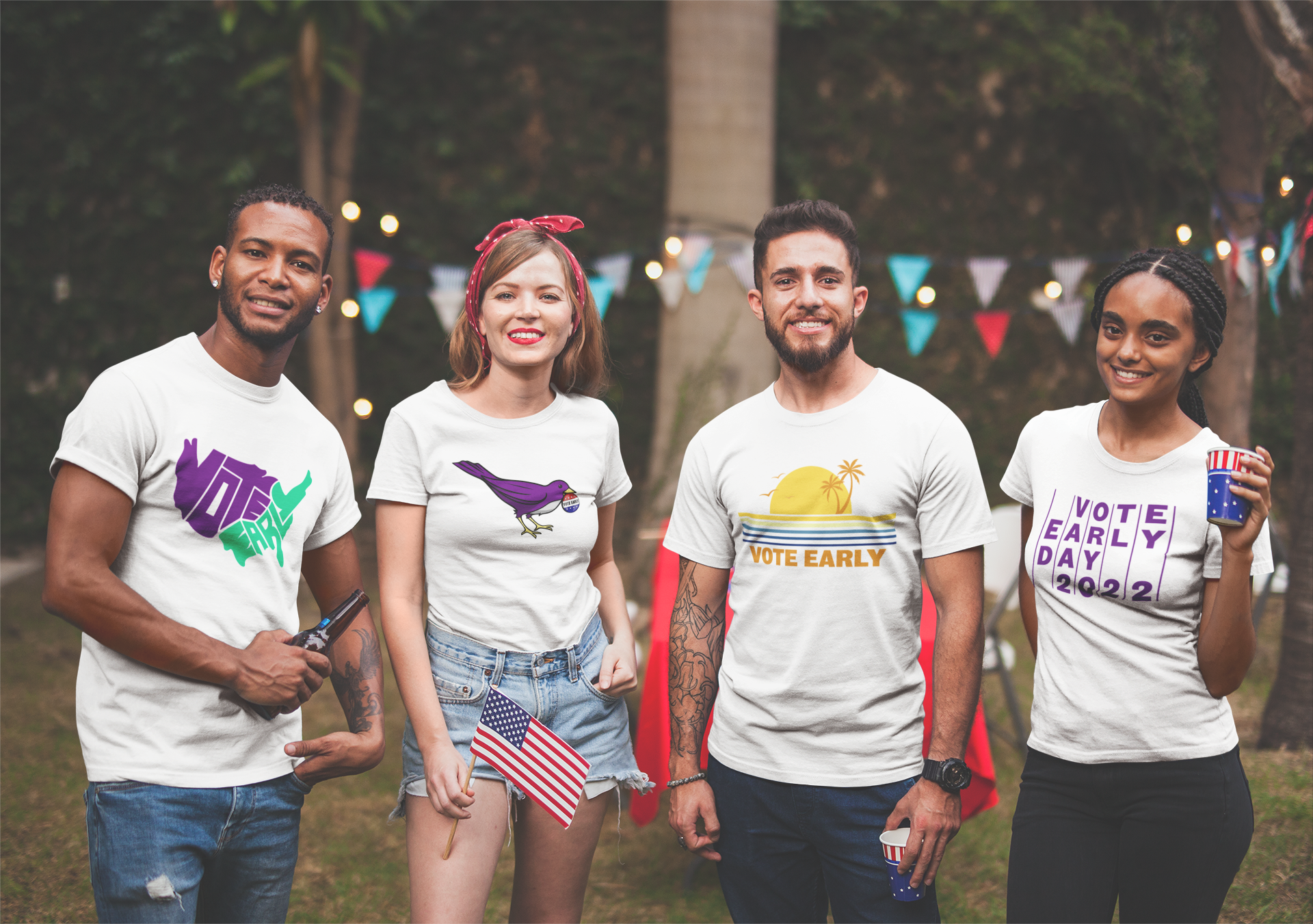 Vote Early Day T-Shirts 5